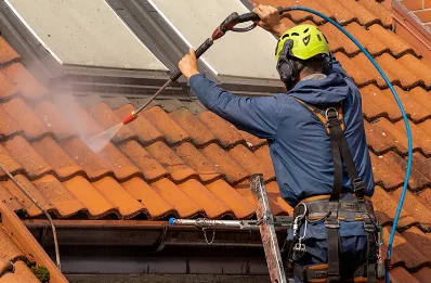 Démoussage et hydrofuge de toiture à Bretx